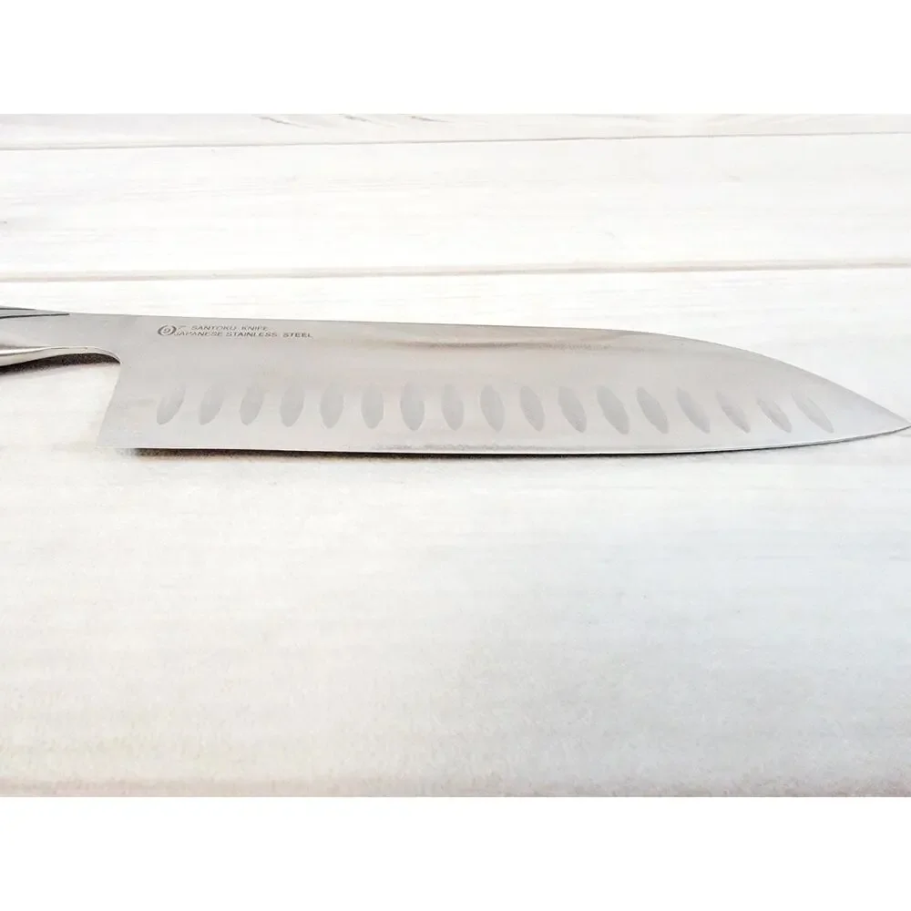 RAZOR SHARP O9 Japanese ALL METAL SS Santoku 7
